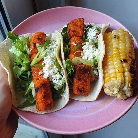 Buffalo Style Tofu Strips